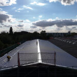 Rooftop with solar panels